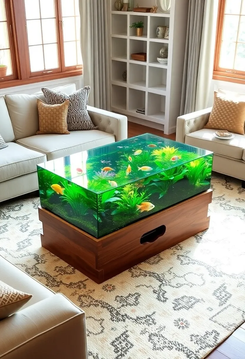 15 DIY Aquarium Projects That Are So Easy, You'll Want to Start Today! - 3. DIY Aquarium Coffee Table