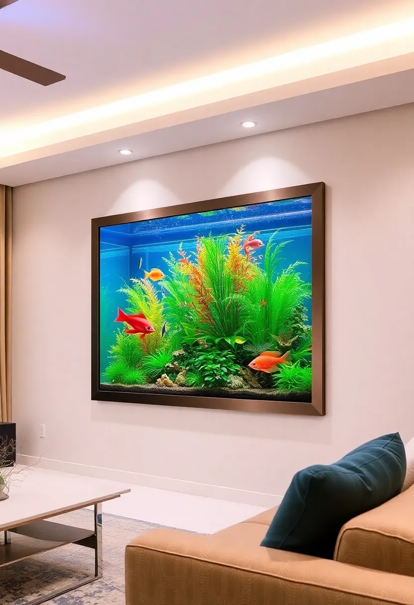 15 DIY Aquarium Projects That Are So Easy, You'll Want to Start Today! - 7. Wall-mounted Aquariums