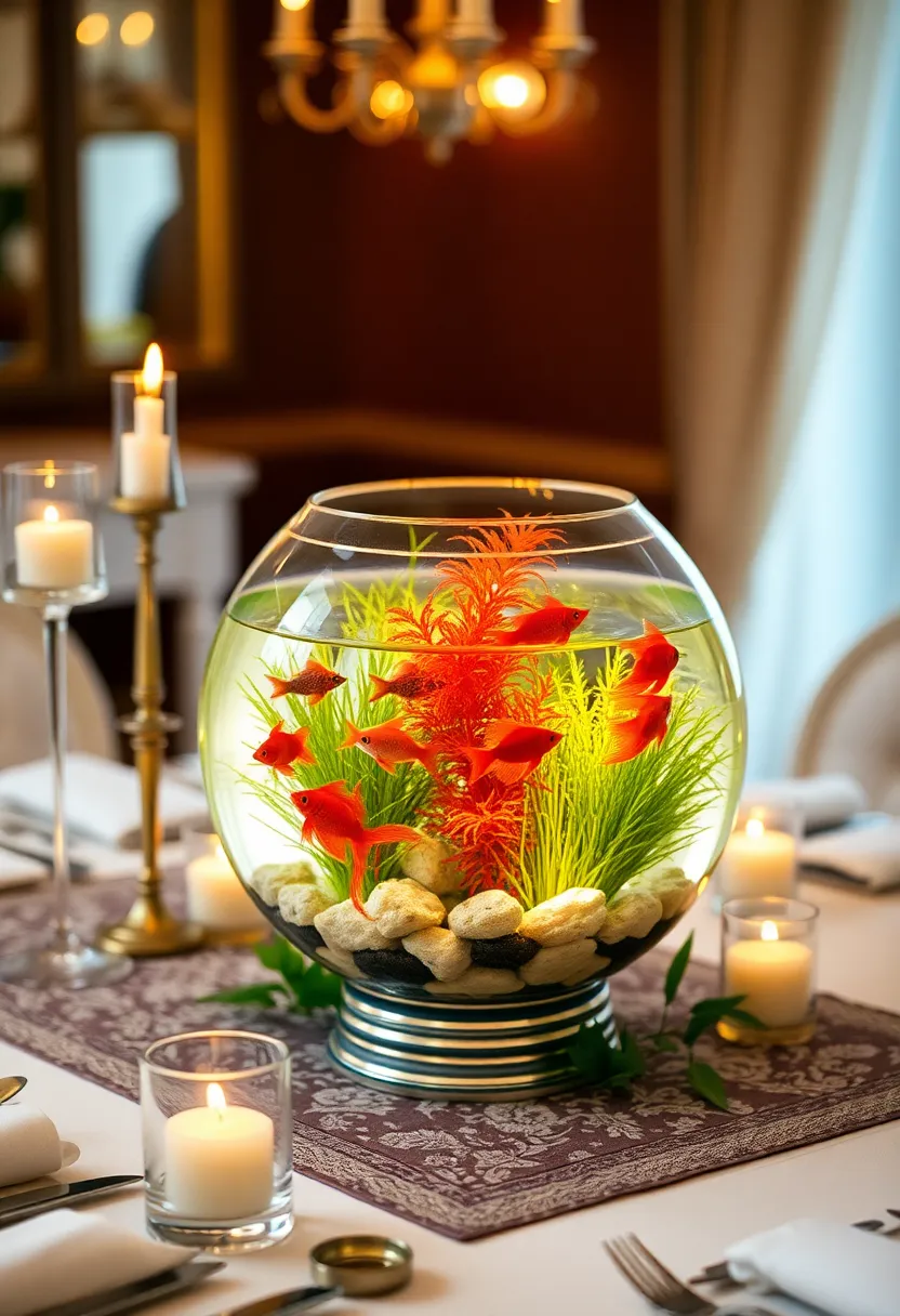 15 DIY Aquarium Projects That Are So Easy, You'll Want to Start Today! - 9. Fish Bowl Centerpieces
