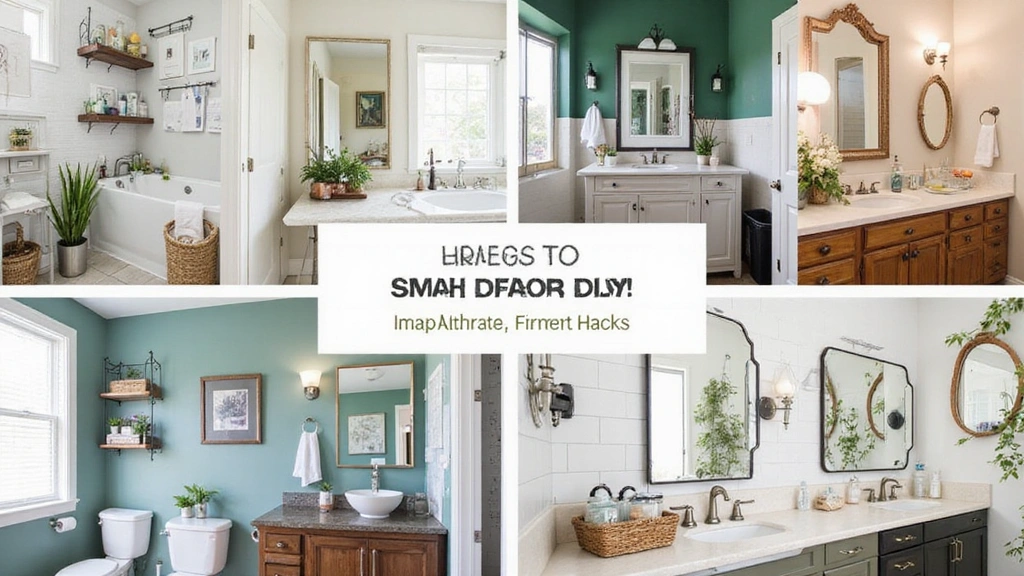 15 DIY Small Bathroom Design Hacks That Will Make You Say 'Why Didn't I Think of That?!'