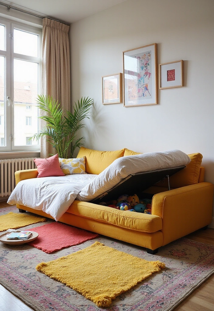 15 Smart Multi-Functional Play Area Designs That Maximize Your Space! - 1. Convertible Furniture Wonders