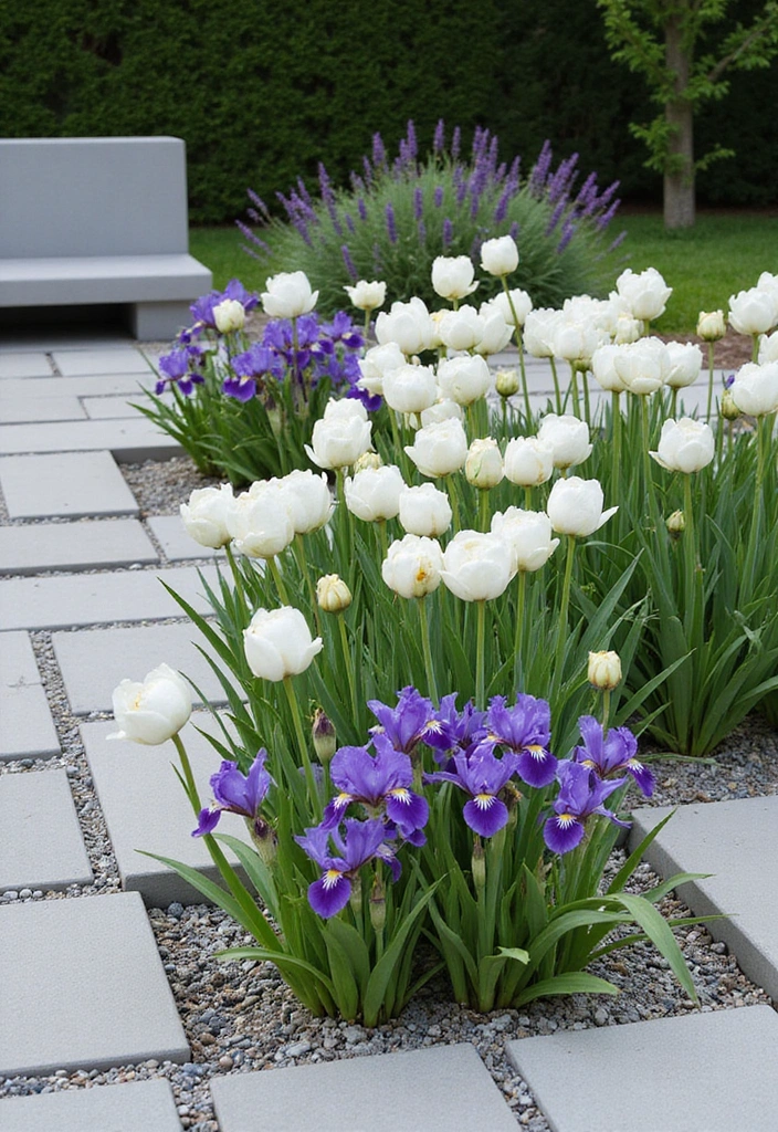 15 Stunning Flower Bed Designs That Will Transform Your Garden into a Paradise! - 2. Modern Minimalist