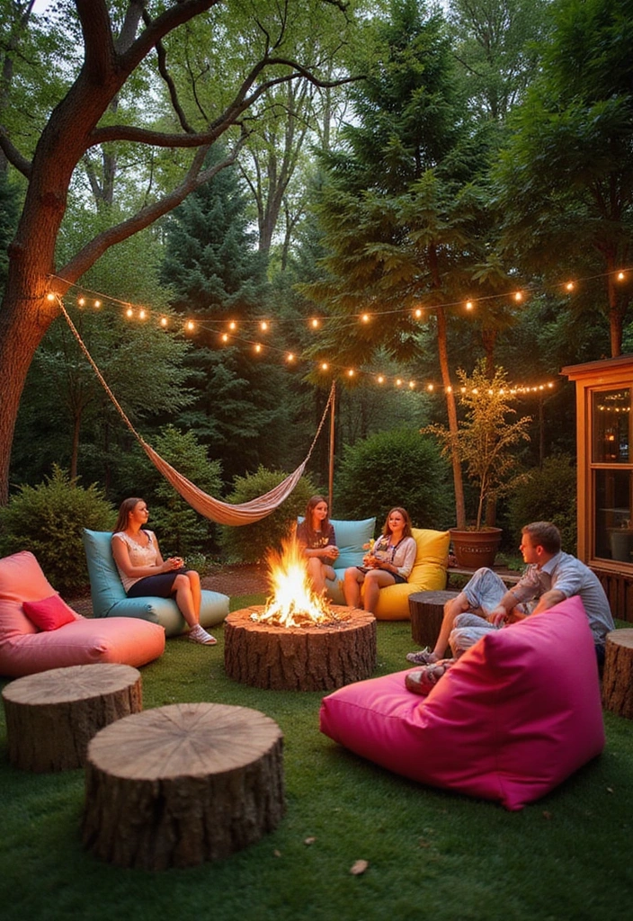 18 Bonfire Lighting Hacks That'll Set the Perfect Mood for Your Garden Parties (Tip #9 is a Game Changer!) - 12. Incorporate Unique Seating