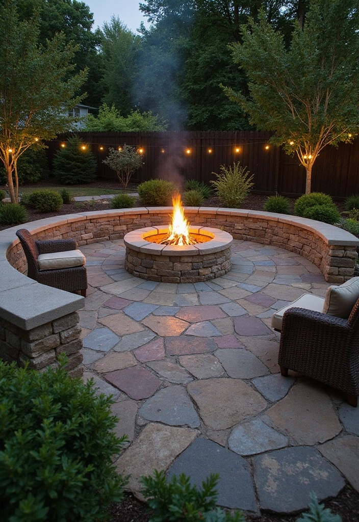 18 Bonfire Lighting Hacks That'll Set the Perfect Mood for Your Garden Parties (Tip #9 is a Game Changer!) - 13. Build a Stone Surround