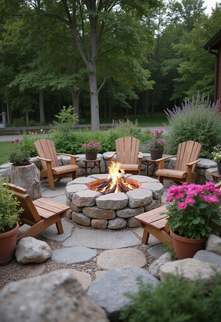 18 Bonfire Lighting Hacks That'll Set the Perfect Mood for Your Garden Parties (Tip #9 is a Game Changer!) - 4. Incorporate Natural Elements