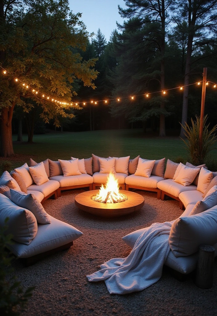 18 Bonfire Lighting Hacks That'll Set the Perfect Mood for Your Garden Parties (Tip #9 is a Game Changer!) - 6. Create a Cozy Seating Area