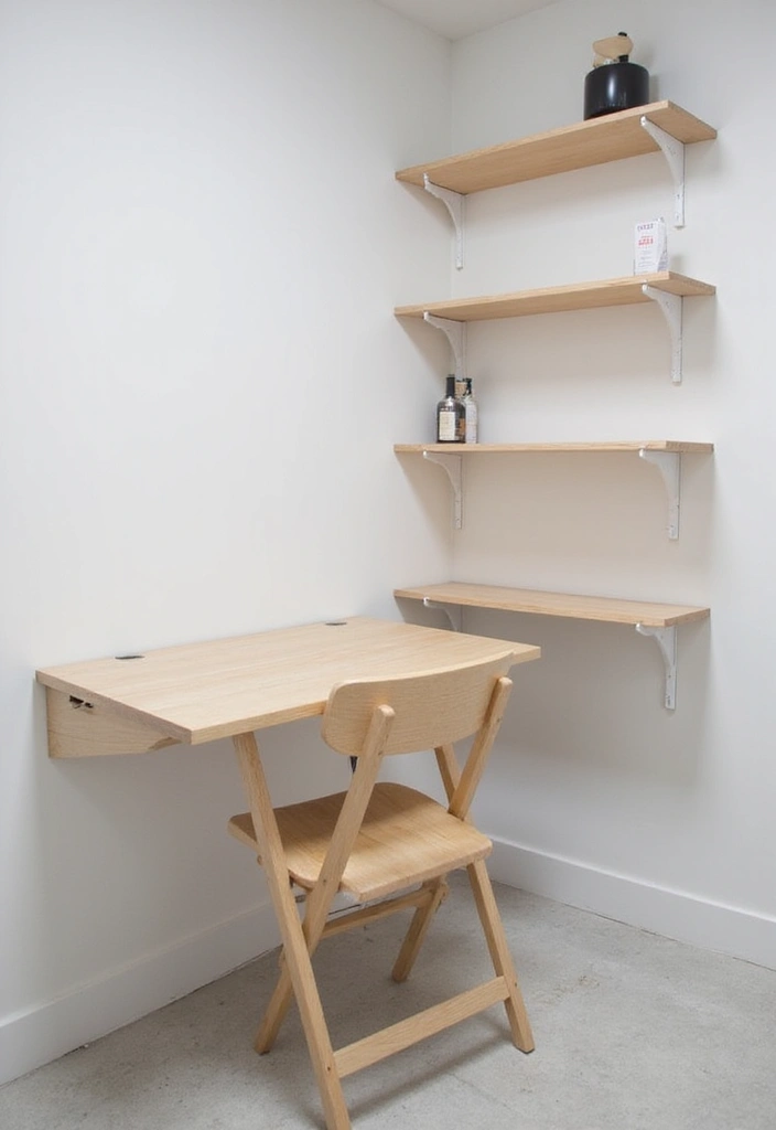 10 Ingenious Small Tool Chairs That Will Transform Your Workspace (You Won't Believe #5!) - 7. The Smart Fold-Down Desk Chair
