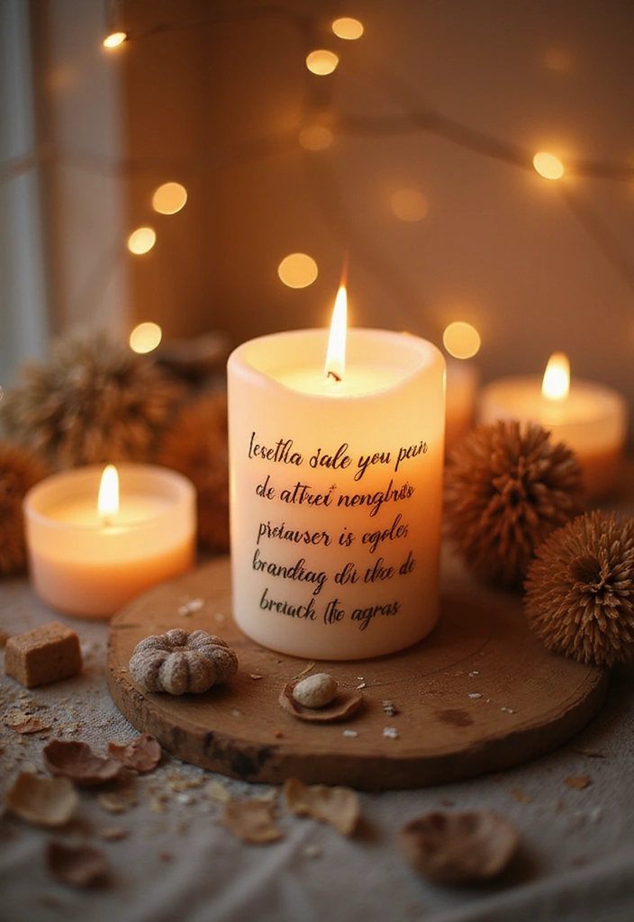 10 Stunning Candle Painting Ideas That'll Transform Your Space (You Won't Believe #4!) - 7. Inspirational Quotes