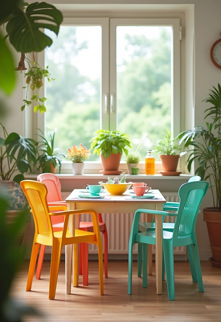 10 Stunning Plastic Chair Designs That Will Elevate Your Dining Room Style (You Won't Believe #3!) - 7. Outdoor-Inspired Plastic Chairs