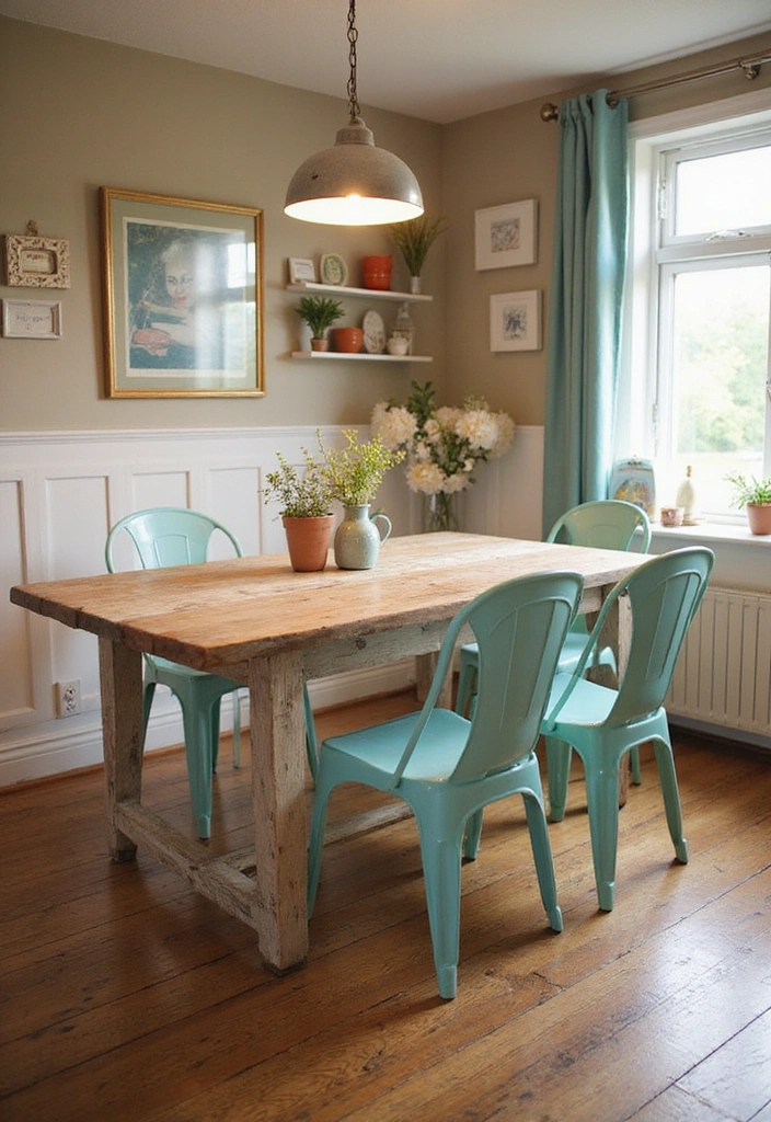 10 Stunning Plastic Chair Designs That Will Elevate Your Dining Room Style (You Won't Believe #3!) - 9. Vintage-Inspired Plastic Chairs