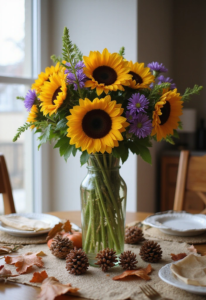 10 Stunning Senior Table Display Ideas That Will Brighten Up Any Room (You Won't Believe #5!) - 2. Seasonal Floral Arrangements