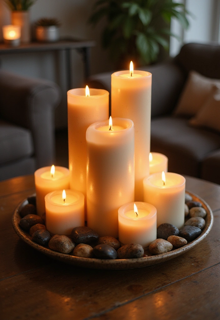 10 Stunning Senior Table Display Ideas That Will Brighten Up Any Room (You Won't Believe #5!) - 4. Elegant Candle Displays