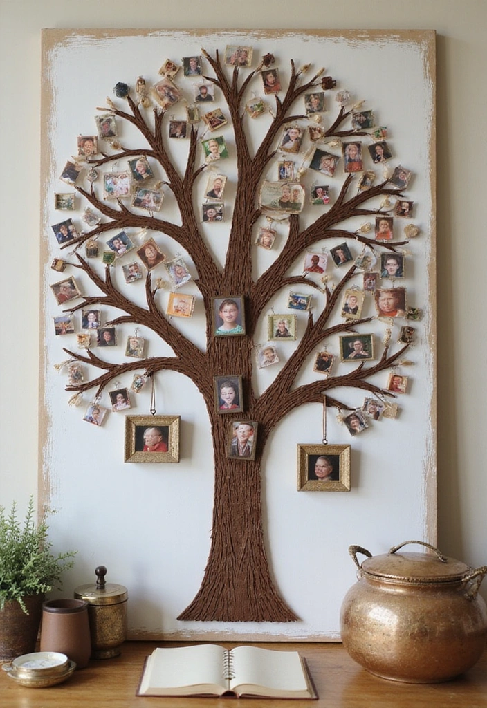 10 Stunning Senior Table Display Ideas That Will Brighten Up Any Room (You Won't Believe #5!) - 9. Family Heritage Display