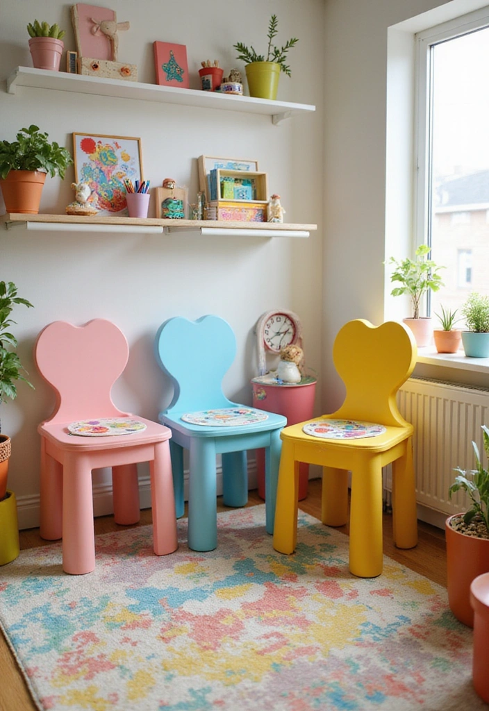 10 Stylish Kids Chairs Under $50 That Look Way More Expensive (You’ll Be Shocked by #4!) - 10. Artistic Touches