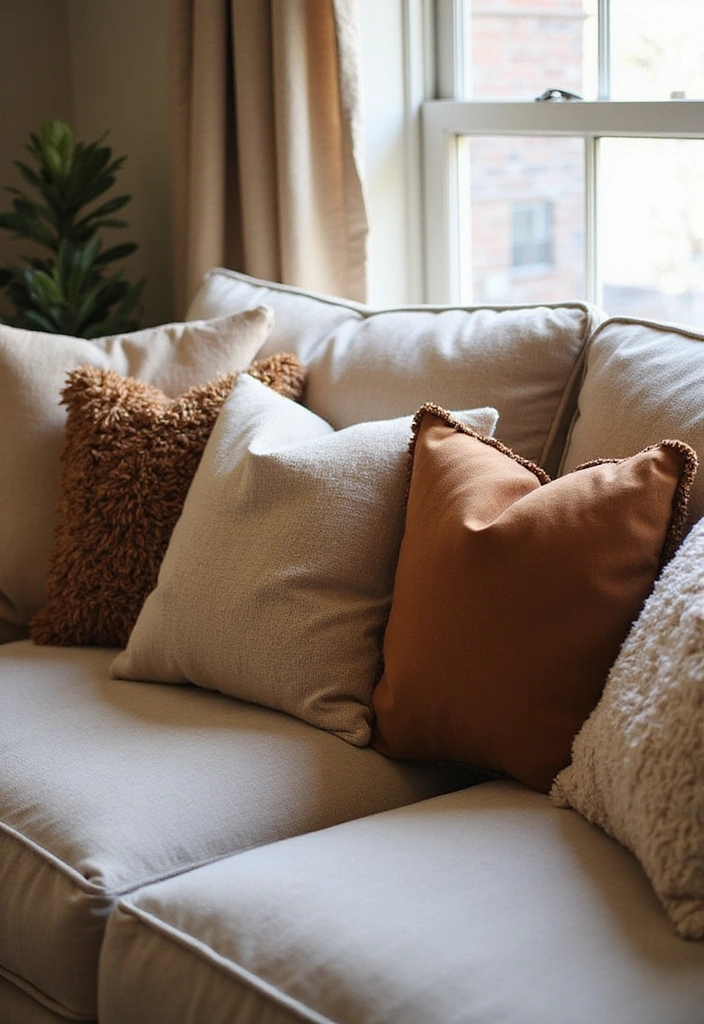 12 Affordable Brown DIY Decor Projects That Will Make You Say 'I Made That!' - 7. Cozy Brown Throw Pillows
