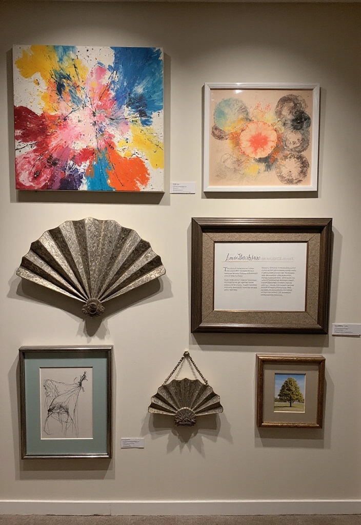 12 Stunning Fan Shape Decor Trends That Will Transform Your Home! - 1. Fan-Shaped Wall Art: A Bold Statement