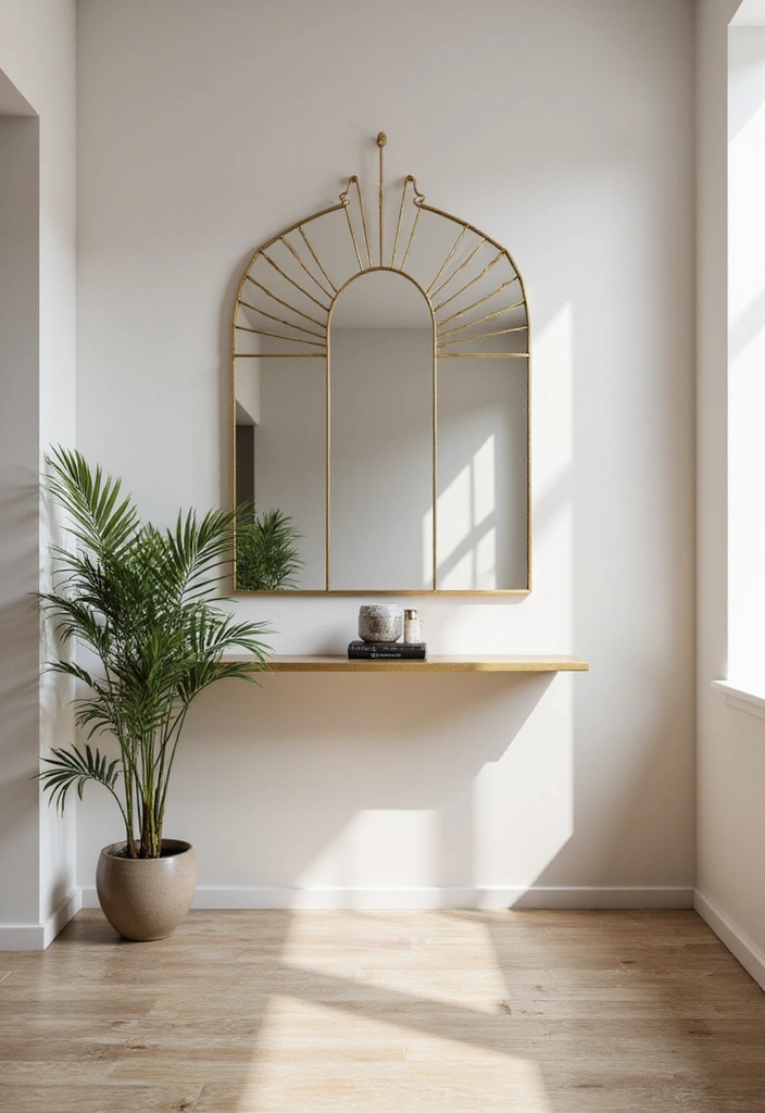 12 Stunning Fan Shape Decor Trends That Will Transform Your Home! - 2. Fan-Shaped Mirrors: Reflecting Style
