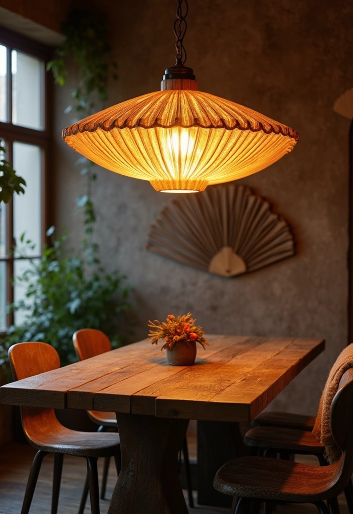 12 Stunning Fan Shape Decor Trends That Will Transform Your Home! - 4. Fan-Shaped Lighting: Illuminate with Flair