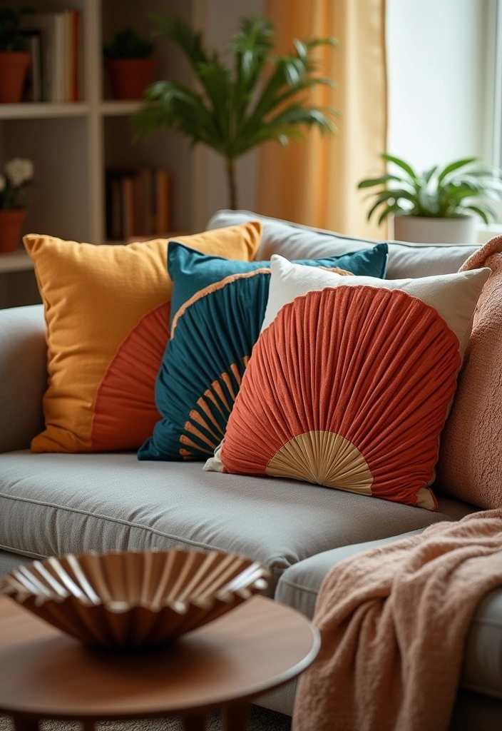 12 Stunning Fan Shape Decor Trends That Will Transform Your Home! - 6. Fan-Shaped Accents: Little Touches Matter