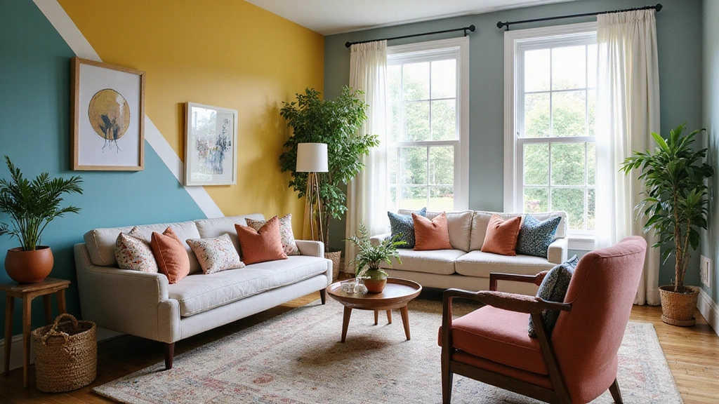 12 Stunning Wall Paint Designs for Your Living Room That Will Leave You Speechless!