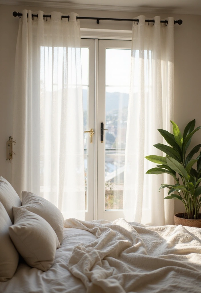 12 Stunning Window Slide Decor Ideas That Will Transform Your Home (You Won't Believe #5!) - 1. Sheer Elegance