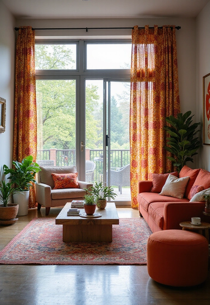 12 Stunning Window Slide Decor Ideas That Will Transform Your Home (You Won't Believe #5!) - 3. Bold Patterns