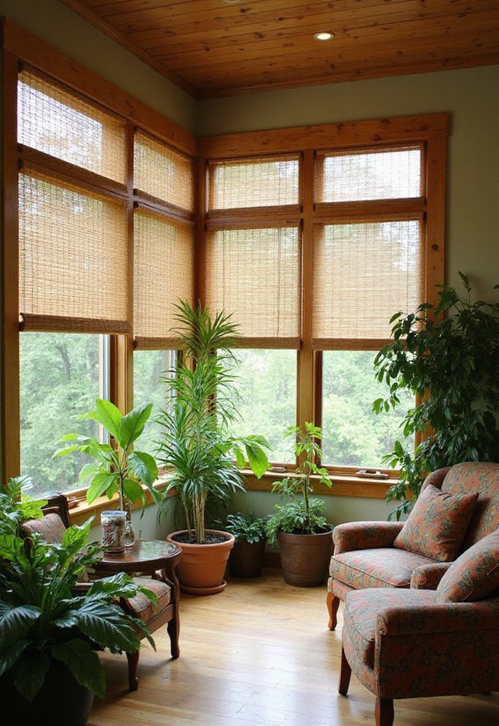 12 Stunning Window Slide Decor Ideas That Will Transform Your Home (You Won't Believe #5!) - 5. Eco-Friendly Bamboo Shades