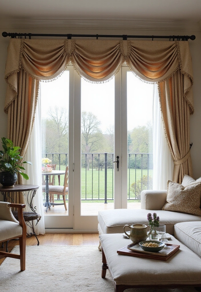 12 Stunning Window Slide Decor Ideas That Will Transform Your Home (You Won't Believe #5!) - 8. Elegant Valances