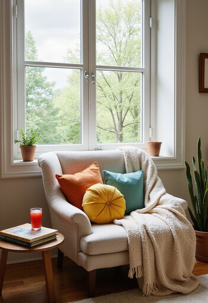 12 Summer Room Decor Ideas That Will Make Your Space Feel Like a Beach Paradise! - 9. Create a Cozy Reading Nook