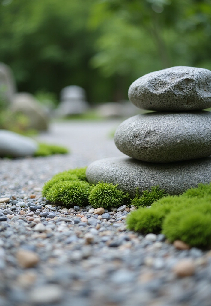 12 Zen Garden Layout Ideas That Will Transform Your Backyard into a Peaceful Retreat! - 1. Tranquil Rock Arrangements