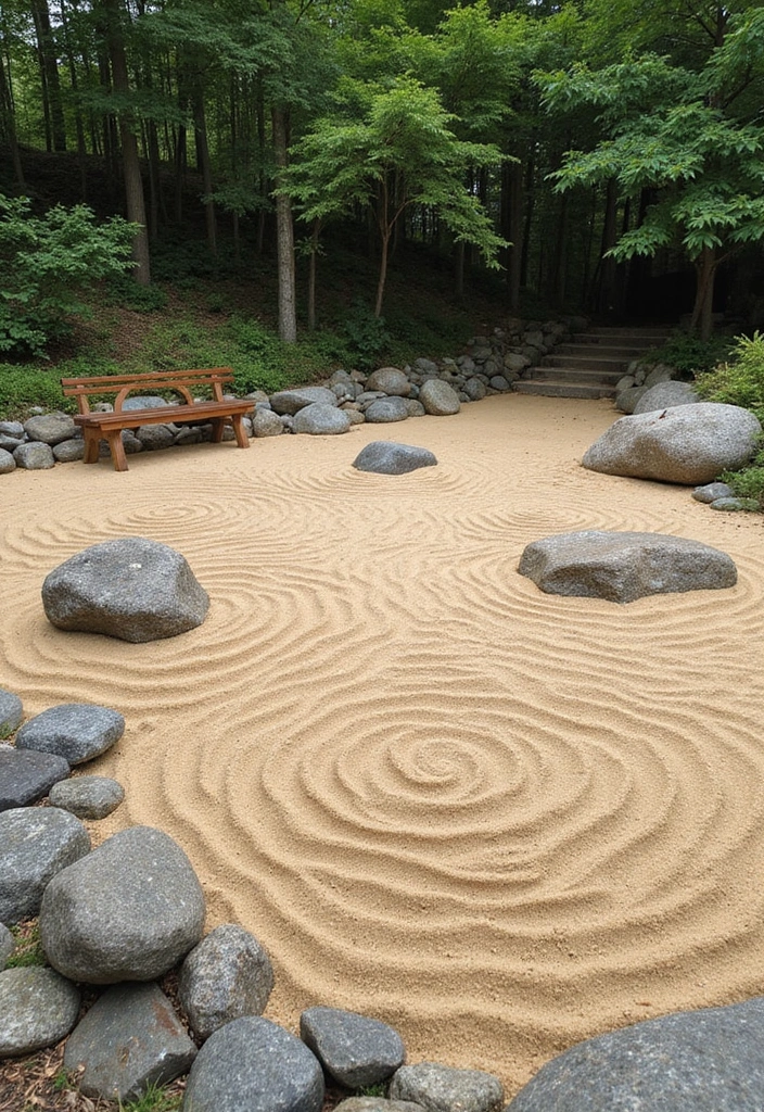 12 Zen Garden Layout Ideas That Will Transform Your Backyard into a Peaceful Retreat! - 5. Zen Sand Gardens