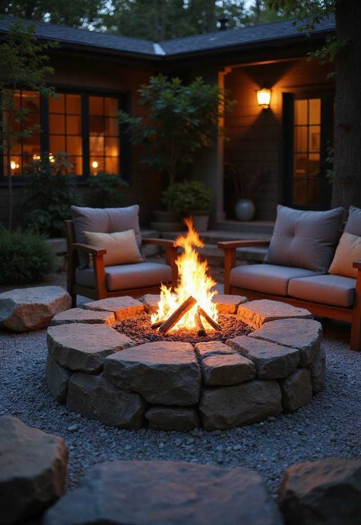 12 Zen Garden Layout Ideas That Will Transform Your Backyard into a Peaceful Retreat! - 7. Zen Fire Pits