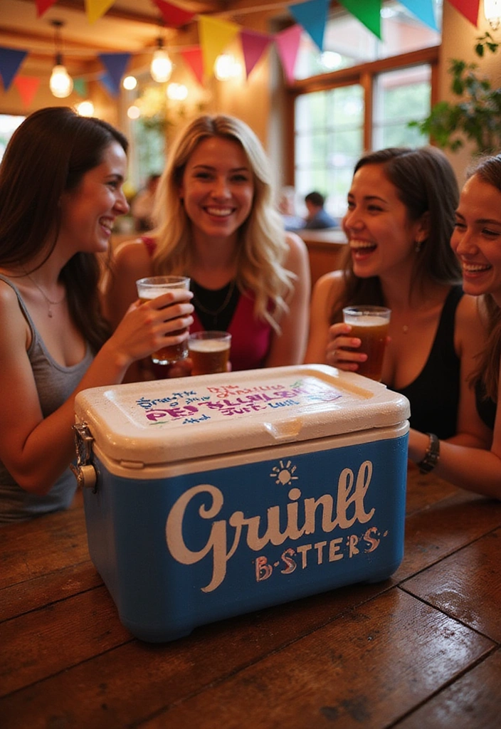 13 Epic Frat Cooler Decor Ideas That Will Make Your Party Unforgettable! - 12. Personalized Name Cooler