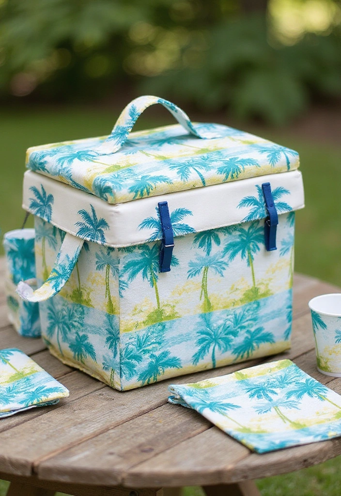 13 Epic Frat Cooler Decor Ideas That Will Make Your Party Unforgettable! - 2. Themed Cooler Wraps