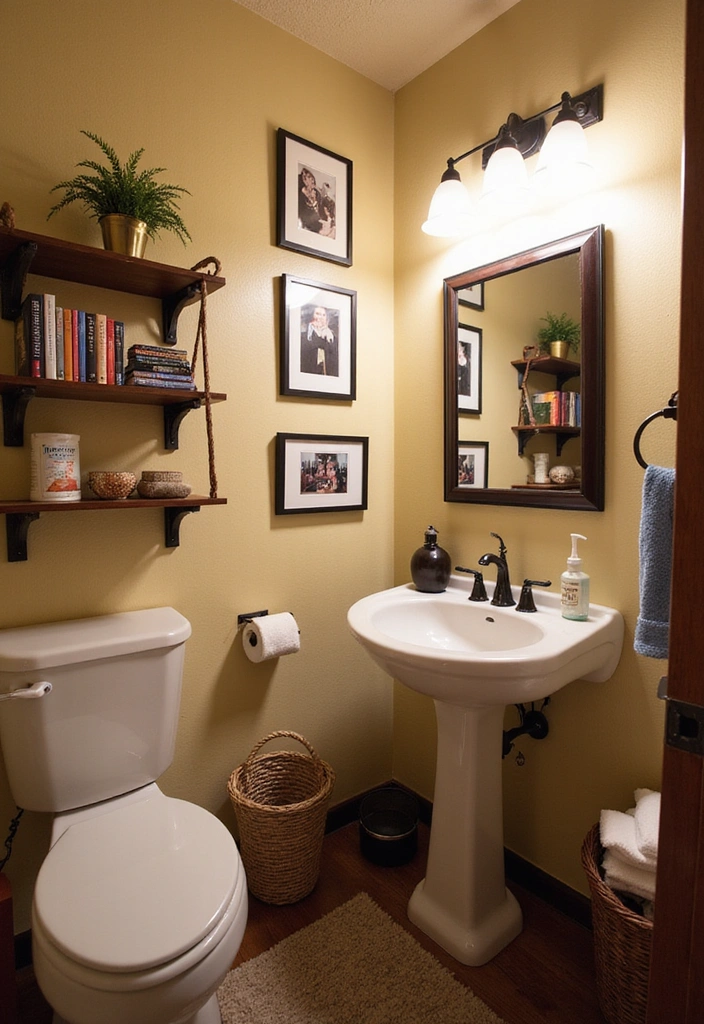 14 Cozy Bathroom Decor Ideas for Dorms That'll Make Your Space Feel Like Home! - 9. Personalized Touches