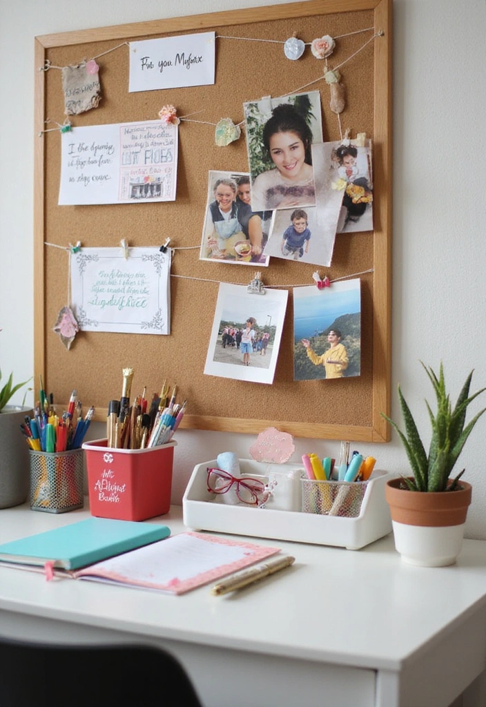 15 Cheap Dorm Decor Hacks That'll Transform Your Room on a Budget (Wait Until You See #5!) - 8. Personalize Your Desk Space