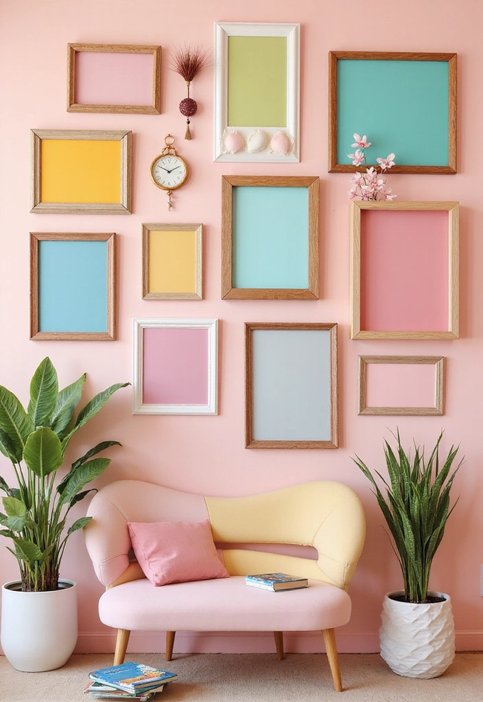 15 Gallery Wall Ideas That Will Make Your Friends Go 'WOW!' (Especially #5!) - 1. Eclectic Mix of Frames