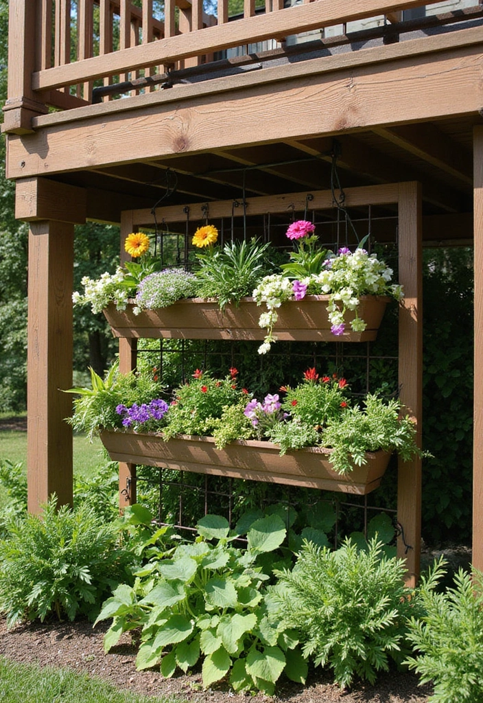 15 Lattice Alternatives Under Decks That Will Transform Your Outdoor Space (You Won't Believe #8!) - 3. Vertical Gardens