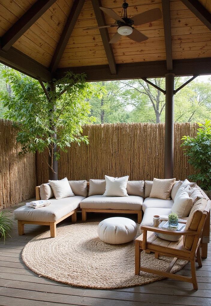 15 Lattice Alternatives Under Decks That Will Transform Your Outdoor Space (You Won't Believe #8!) - 4. Bamboo Fencing
