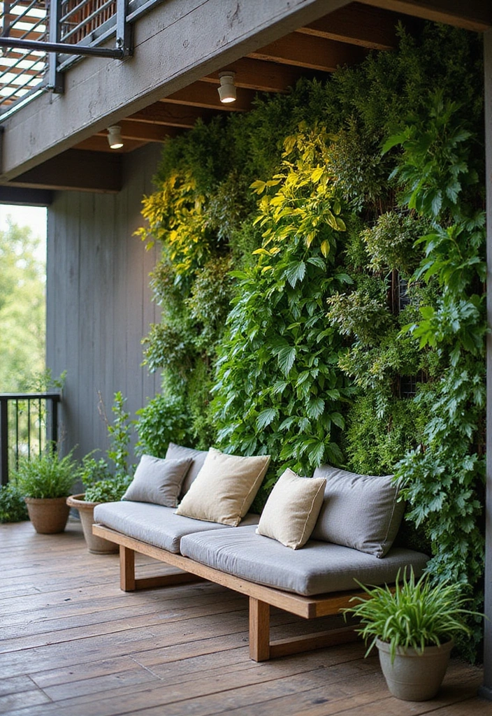 15 Lattice Alternatives Under Decks That Will Transform Your Outdoor Space (You Won't Believe #8!) - 8. Living Walls
