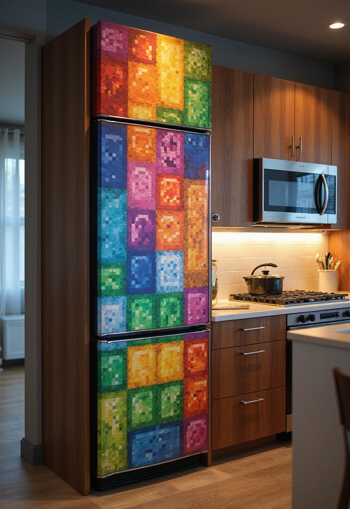 15 Minecraft Kitchen Decor Ideas That’ll Transform Your Space into a Pixel Paradise! - 1. Pixelated Cabinets