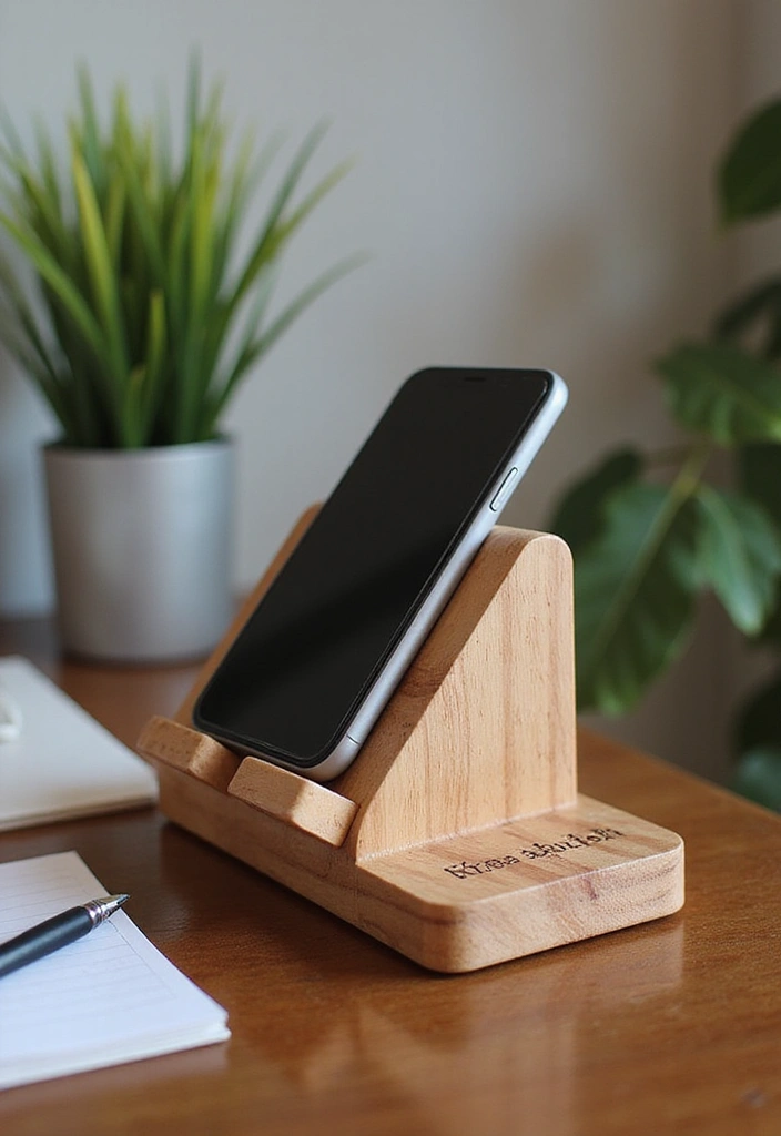 15 Personalized Desk Gifts That Will Make Your Administrative Professional Smile! - 13. Personalized Phone Stand
