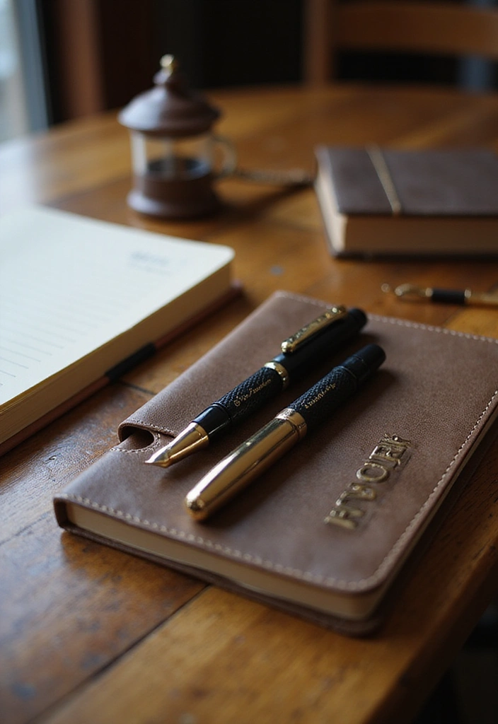 15 Personalized Desk Gifts That Will Make Your Administrative Professional Smile! - 3. Engraved Pen Set