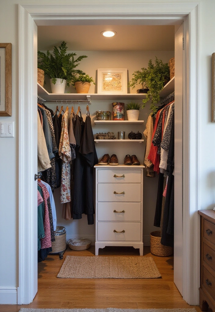 15 Small Closet Ideas That'll Maximize Your Space (You'll Love #7!) - 15. Personal Touches for Style