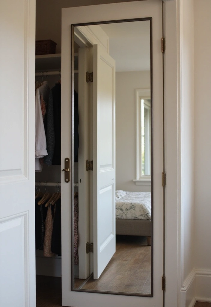 15 Small Closet Ideas That'll Maximize Your Space (You'll Love #7!) - 8. Smart Use of Mirrors