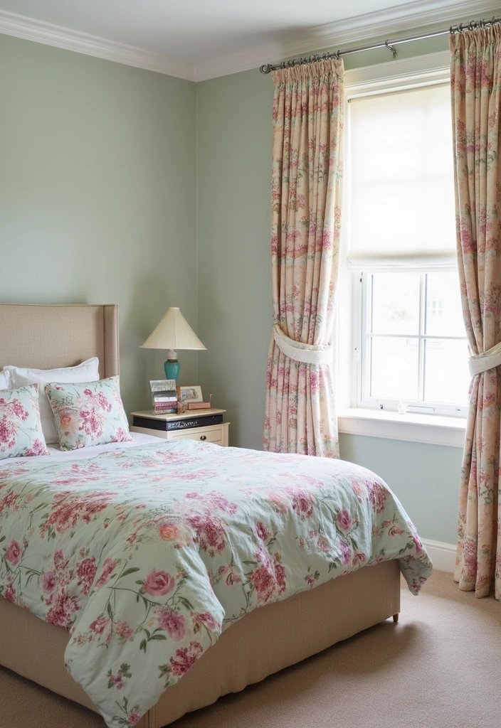 15 Soft Color Decor Tips for a Dreamy Pastel Bedroom (Tip #6 Will Change Everything!) - 10. Play with Patterns