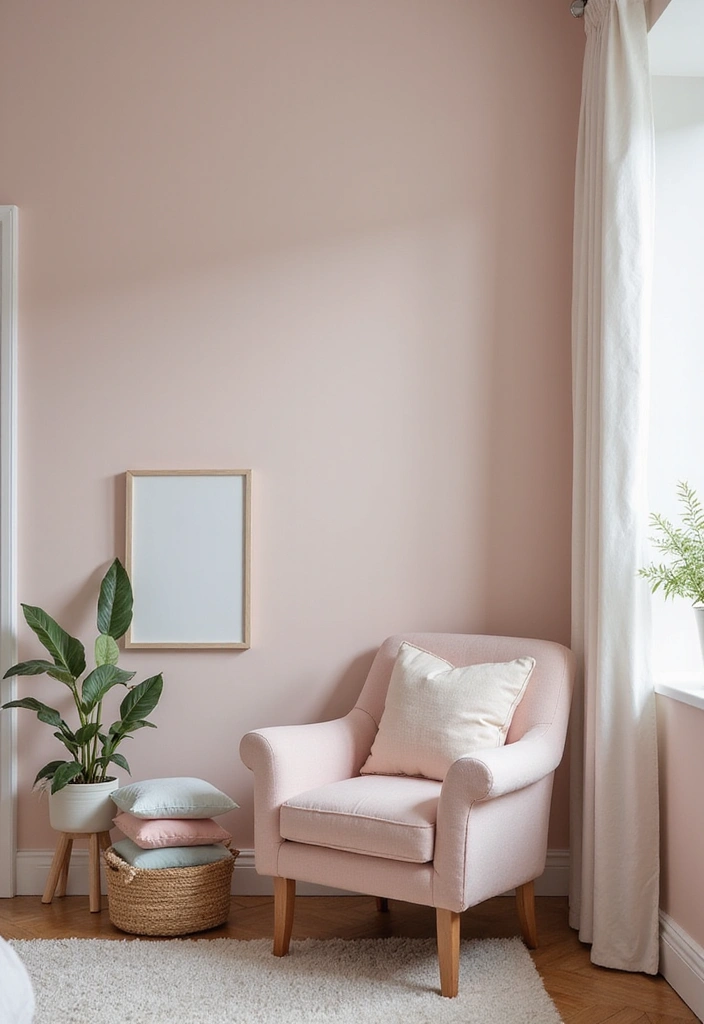 15 Soft Color Decor Tips for a Dreamy Pastel Bedroom (Tip #6 Will Change Everything!) - 11. Create a Cozy Reading Nook