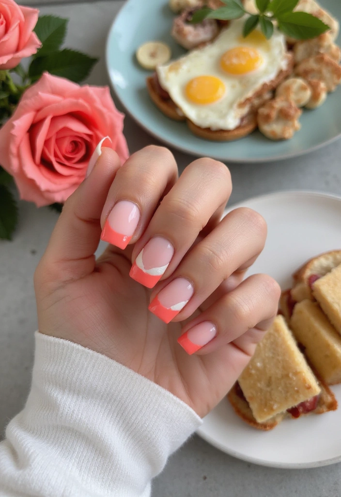 15 Stunning Bright Summer Nails That'll Make You the Envy of Every Beach Party! - 8. Classic French Twist