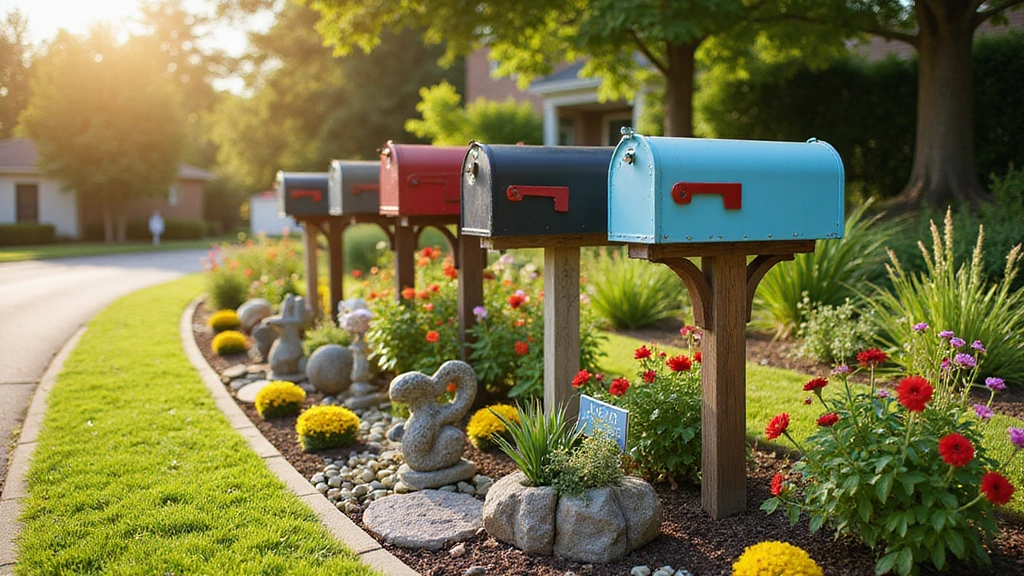 15 Stunning Mailbox Landscaping Ideas That'll Make Your Neighbors Jealous!