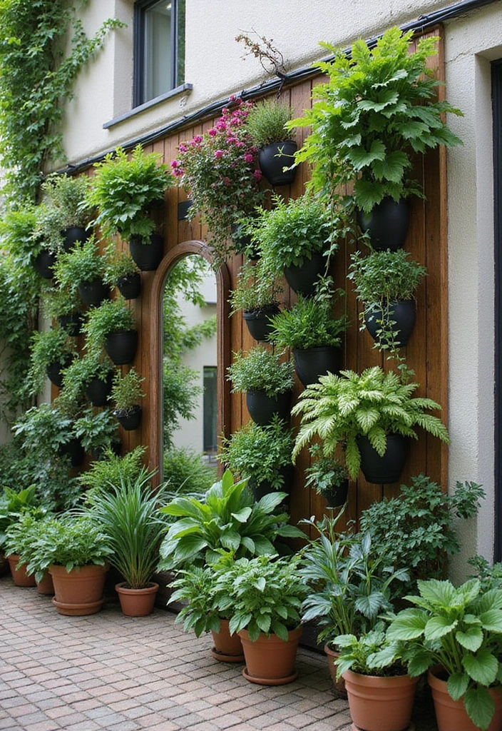 15 Stunning Terrace Garden Designs That'll Transform Your Space Into a Green Oasis! - 2. Vertical Gardens